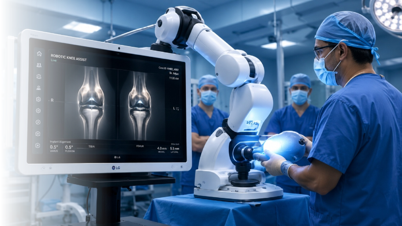High-Tech Hip Replacement Surgical Suite